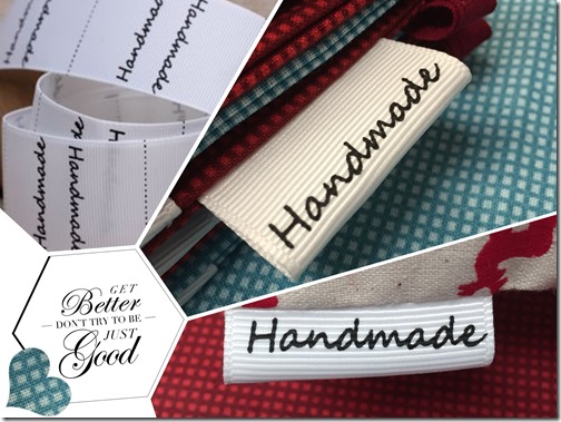 a handbmade label