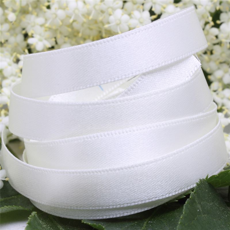 bridal white satin ribbon