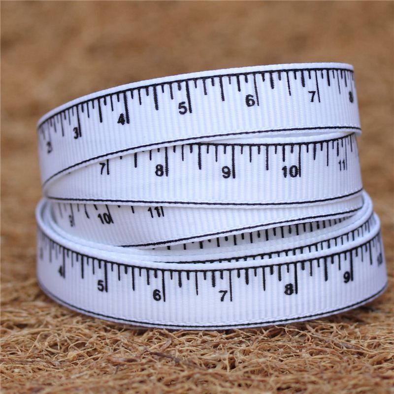 Tape Measure Ribbon - White